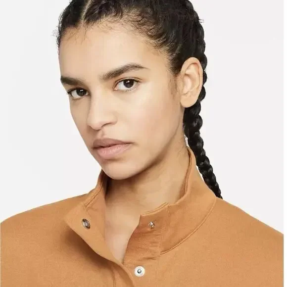 Nike Women's Sportswear Swoosh Half-ZIP Fleece Top - Picture 4 of 8